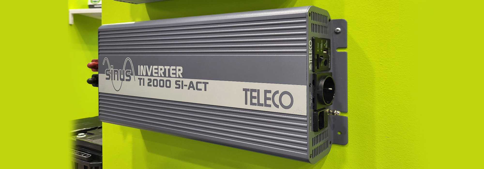 Reine Sinuswelle und 2.000 Watt Leistung für neuen Wechselrichter Sinus TI 2000 SI-ACT von Teleco